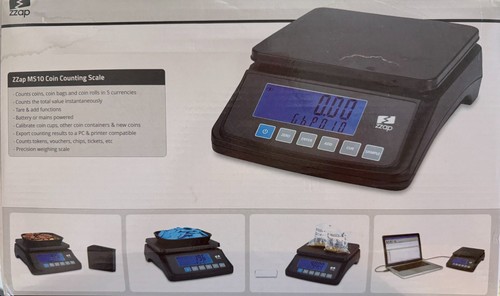 Zzap ms10 coin counting - zzap, scale