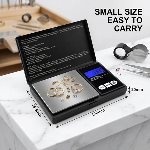 Digital pocket scale 500g - pocket, x
