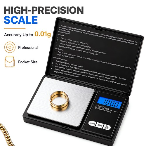 Digital pocket scale 500g - digital,