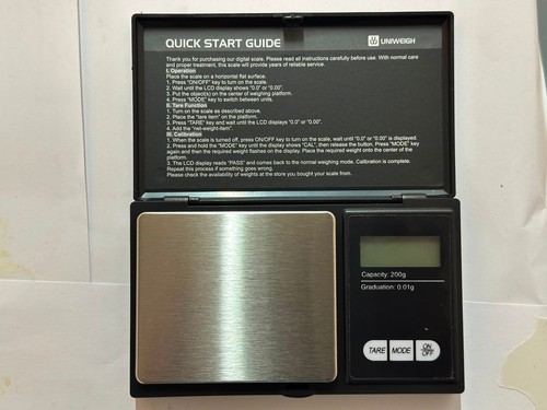 Digital pocket scale 200g - 200g, x