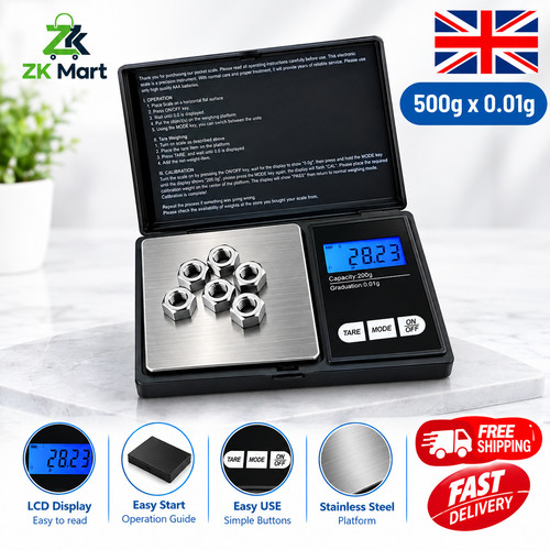 Digital pocket scale - pocket, 500g