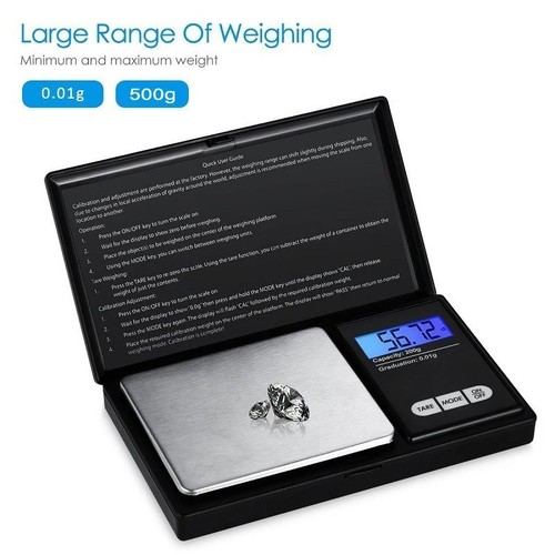 Digital pocket scale 500g - digital,