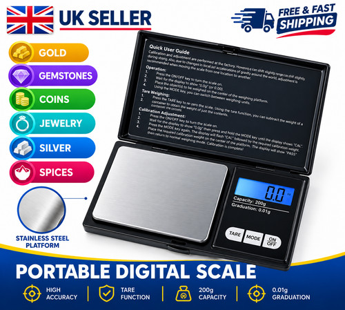 Digital pocket scale 500g - pocket,