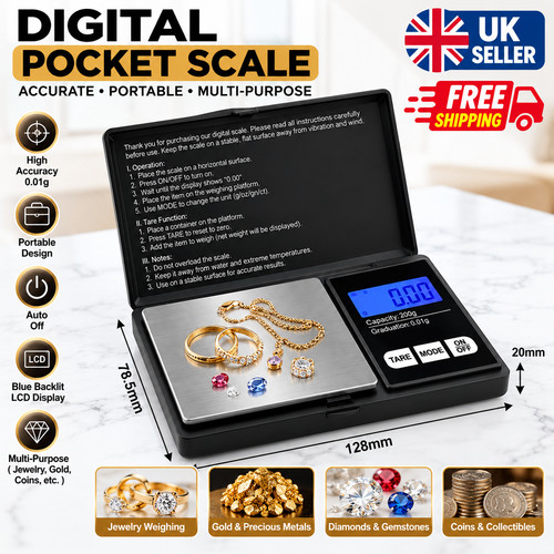 Digital pocket scale 500g - scale,